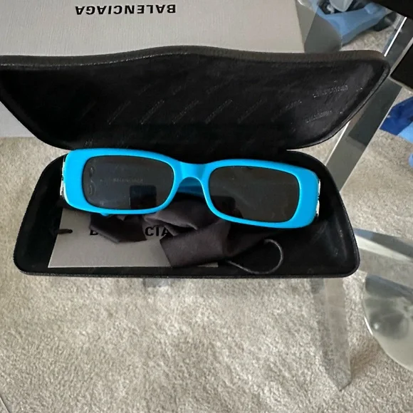 Blue Balenciaga Shades